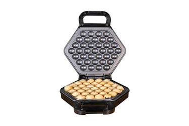 Unold 48245 Bubble Wafflemaker Bobby - Waffeleisen, Waffeltüte, Wabenstruktur, 700 Watt, Jahrmarkt, 180° Drehfunktion, Antihaftbeschichtung, automatische Temperaturregelung im Sale
